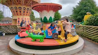 Roundabout Ride At Knowsley Safari Park [upl. by Ajssatan]