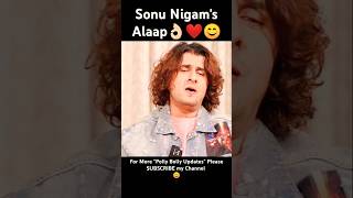 Sonu Nigam Singing ALAAP ❤️👌🏻 sonunigam sonunigamsongs ghajni alaap singing shorts bollywood [upl. by Butcher]