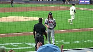 GRANT HOLMES STRIKES OUT EIGHT BATTERS FOR THE ATLANTA BRAVES [upl. by Moshell969]