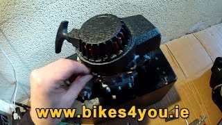 How to Instal Easy Pull Start incl Fywheel to your Pocketbike in less then 10minutes [upl. by Adnyl372]