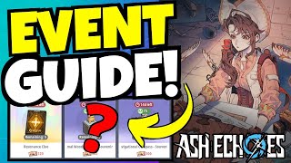 DONT MISS OUT EVENT GUIDE  Shop Priority amp Bonus Missions Ash Echoes [upl. by Crenshaw]