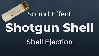 Shotgun Shell Ejection Pumpgun Sound Effect  SFX Free for NonProfit Projects [upl. by Torre711]