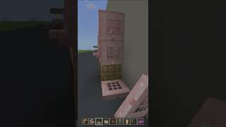 MINECRAFT SMALLER CHERRY WOOD BOOKSHELF  Minecraft build hacks 31 [upl. by Bria212]