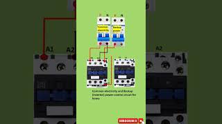 Auto change over switch by using contractor  changeover switch for inverter  generator changeover [upl. by Harrison]