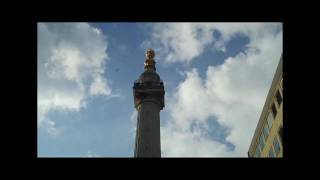 The Great Fire of London  Pudding Lane and the Monument in HD [upl. by Fidellia289]