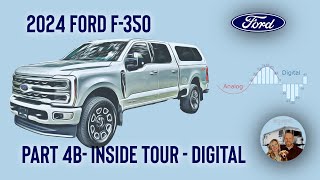 2024 Ford F350 Platinum Inside Cab Tour  Part 2 Mastering Ford’s Sync 4 and Digital Features [upl. by Eneles399]