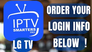 How To Setup IPTV Smarters pro on your LG TV 2024 [upl. by Nedmac]