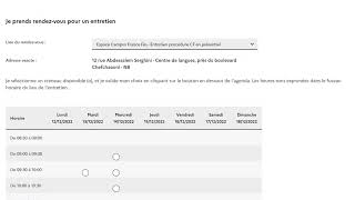 Prendre un rendezvous Campus France 2023 Entretien [upl. by Yelrahc]