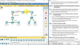 11323 Packet Tracer  Test Connectivity with Traceroute [upl. by Franciska]