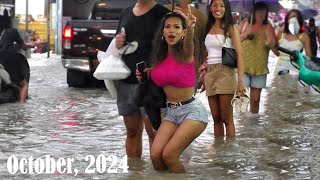 FLOOD IN PATTAYA Thailand in October 2024 [upl. by Darrin]