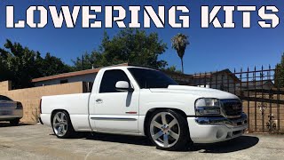 Lowering Kit Discussion for Trucks Chevy Silverado [upl. by Lerret]