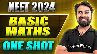 BASIC MATHS in 1 Shot FULL CHAPTER COVERAGE ConceptsPYQs  Prachand NEET 2024 [upl. by Ellehcem654]