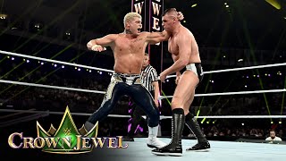 Cody Rhodes and Gunther fight toothandnail for historic win Crown Jewel 2024 highlights [upl. by Lleral91]