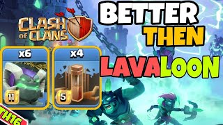 BETTER then LAVALOON after BUFF WITCH GOLEM dominate in Clash of Clans [upl. by Evonne609]