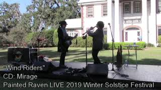 Painted Raven performs quotWind Ridersquot LIVE at the 2019 Winter Solstice festival at Mission San Luis [upl. by Lecrad]