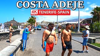 TENERIFE  COSTA ADEJE  Spectacular Weather and Busy Beaches 😎 4K Walk ● May 2024 [upl. by Eeralav]