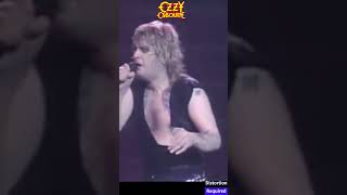 Ozzy Osbourne  Paranoid Live 1983 shorts [upl. by Dygall]