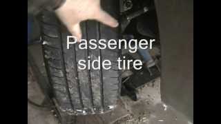 how to set front end and 4 wheel alignment with a string DIY [upl. by Thurlough662]