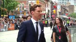 The Imitation Game Benedict Cumberbatch TIFF Movie Premiere Gala Arrival  ScreenSlam [upl. by Sinnylg]