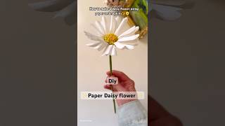 How To Make Paper Oxeye Daisy Flower  DIY Tutorial [upl. by Hewie299]