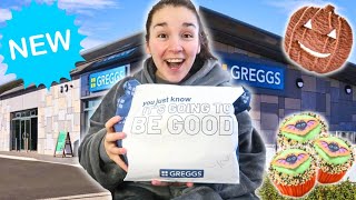 Trying Greggs brand new menu [upl. by Neetsirk297]