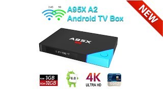 NEXBOX A95X A2 Amlogic S912 RAM 3GB32GB 4K Android TV BOX [upl. by Clari]