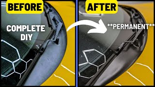 RESTORING THE WIPER COWL ON A C5 CORVETTE OR ANY CAR  COMPLETE PROCESS  REMOVEPREPSANDSPRAY [upl. by Anisah]