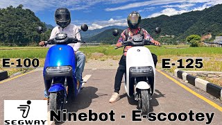 SEGWAY NINEBOT E100  E125  POKHARA TEASER [upl. by Yoreel]