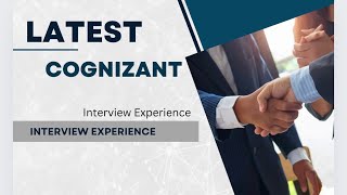 Latest Cognizant Interview Experience for 202324 batch students  cognizant interview interviews [upl. by Agatha341]