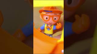 Excavator Song Blippis Toy Version  Blippi Toy Play Shorts  shorts blippi blippitoyplay [upl. by Jeri]