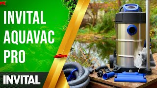 INVITAL AquaVac PRO  clean your garden pond with a vacuum cleaner  INVITAL [upl. by Meridel]