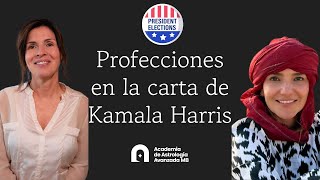 Profecciones en la carta de Kamala Harris con Andrea Betancur [upl. by Ydal]