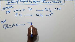 Synthesis of furfural by Reimer Tiemann reaction [upl. by Schwarz]