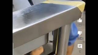 STAINLESS STEEL SINK CORNER POLISHING [upl. by Camala]