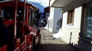 Skibus Saas Fee Elektrofahrzeug [upl. by Allard671]