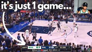 This Hurt To Watch Celtics Fan REACTS To CELTICS at MAVERICKS GAME 4 HIGHLIGHTS  June 14 2024 [upl. by Raynard907]