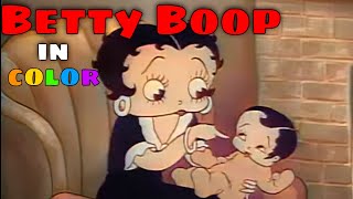 Betty Boop in Color  Baby Be Good 1935 Colorized Classic Cartoon [upl. by Nrehtac]