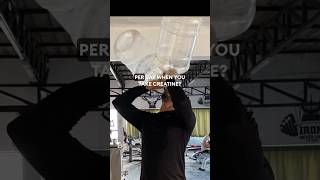 How much water when you take creatine shorts tips series information gym [upl. by Victor]