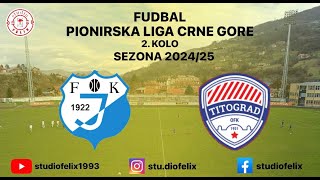 PIONIRI Jedinstvo  Titograd 2  0 2 kolo 19082024 [upl. by Abigale]