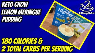 Keto Lemon Meringue pudding  High Protein low carb pudding with eggs [upl. by Ingrim]