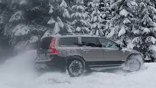 VOLVO XC70 AWD D4  Snow drift [upl. by Scoter335]