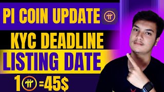 PI network new update  Pi coin latest news  1 PI45  PI Kyc deadline  Cryptomentary [upl. by Aremus]