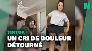 Sur TikTok ce cri de douleur est devenu un meme musical [upl. by Ellehc]