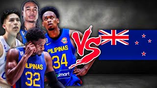 Gilas Pilipinas Vs New Zealand Tall Blacks interesting Match up [upl. by Reinal]