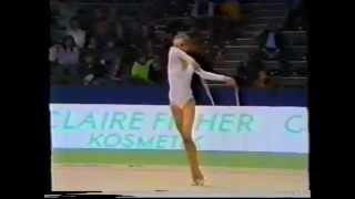 Mila MARINOVA BUL rope  1990 DTB Cup AA [upl. by Gennie]