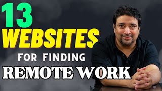 13 websites for finding remote jobs  Get hired today and work from home [upl. by Marpet]