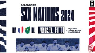 Tournoi des 6 Nations 2024  Les Favoris  Le Calendrier  RUGBY [upl. by Osicran]