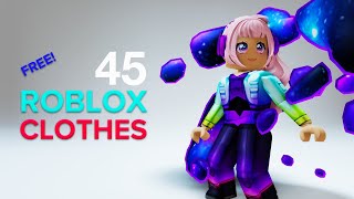 45 FREE ROBLOX CLOTHES THAT YOU DONT WANT TO MISS WHILE STILL AVAILABLE [upl. by Abrahamsen832]