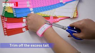 Insert Type PVC Wristbands Customizable Easy to Wear [upl. by Noxin]