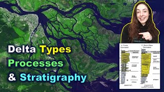 Delta Depositional Environments amp Stratigraphy  GEO GIRL [upl. by Ayote]